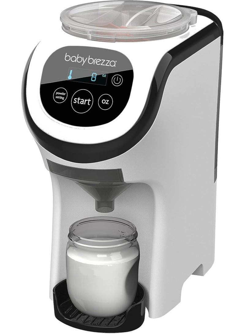 Baby Brezza Formula Pro Mini Baby Formula Mixer Machine Fits Small Spaces and is Portable for Travel– Bottle Makers Makes The Perfect Bottle for Your Infant On The Go, White - Image 1